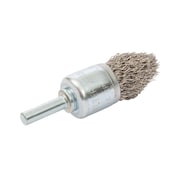 WALTER SURFACE TECHNOLOGIES Allsteel 3/4 in. Con. Crimp Brush Stainless Steel 09C078